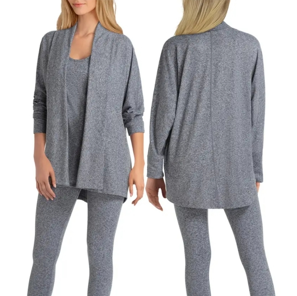 H Halston Dolman Sleeve Knit Cardigan sz M